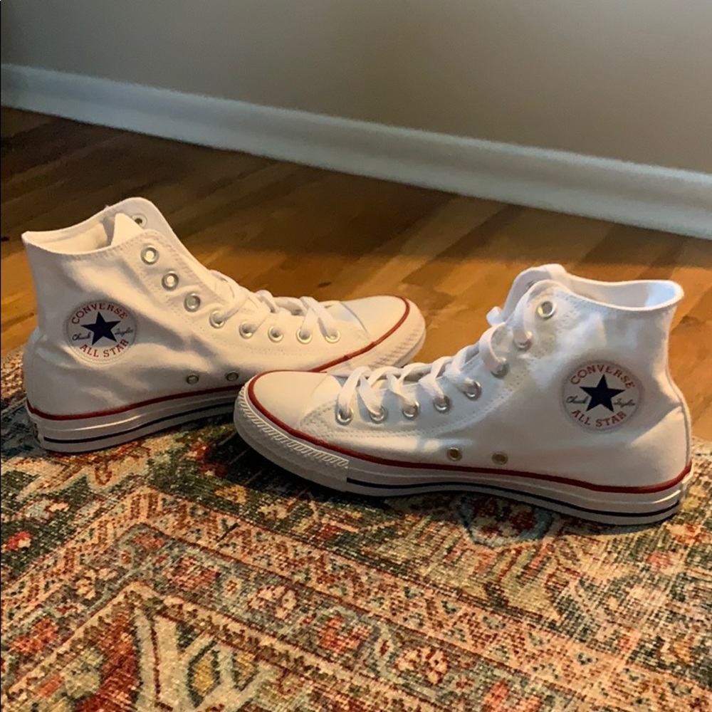 Chuck Taylor Allstar High Tops-Optic White